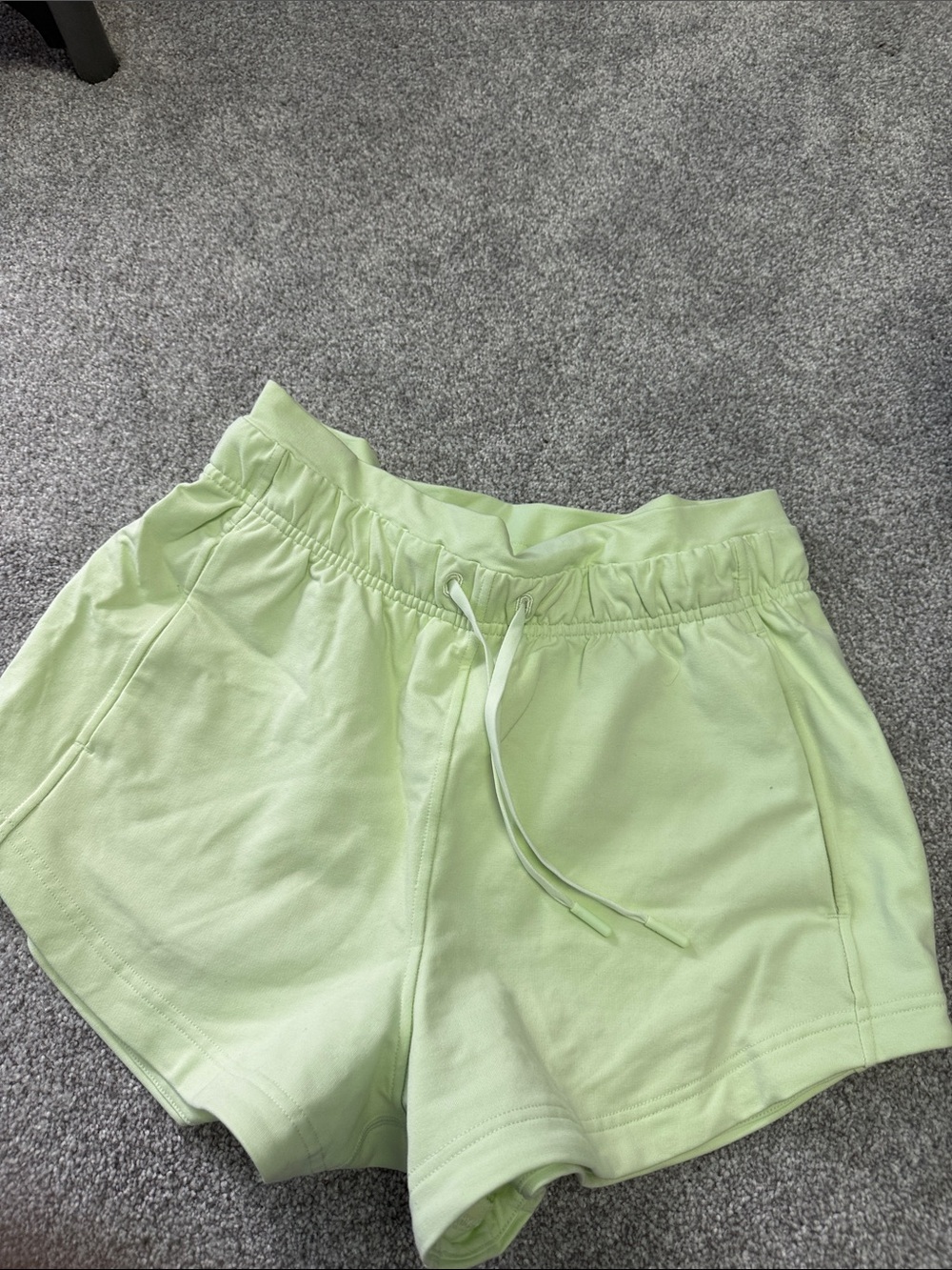 lululemon athletica Light Green Athletic Drawstring Shorts